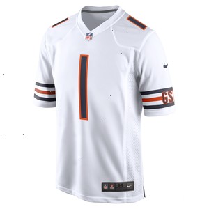 Justin Fields Chicago Bears Nike Youth Game Jersey - White