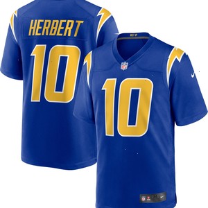 Justin Herbert Los Angeles Chargers Nike 2nd Alternate Game Jersey - Royal