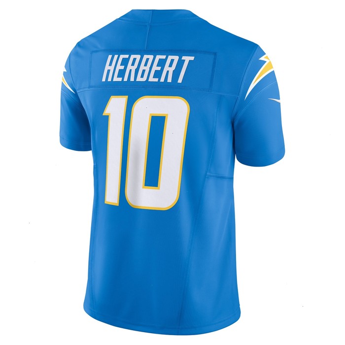 Justin Herbert Los Angeles Chargers Nike Vapor F.U.S.E. Limited Jersey - Powder Blue