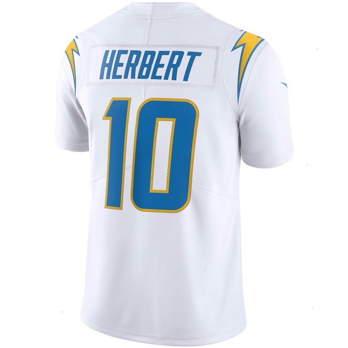 Justin Herbert Los Angeles Chargers Nike Vapor Limited Jersey - White