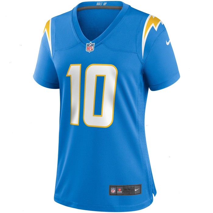 Justin Herbert Los Angeles Chargers Nike Women's Game Jersey - Powder Blue