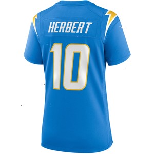 Justin Herbert Los Angeles Chargers Nike Women's Game Jersey - Powder Blue