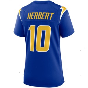 Justin Herbert Los Angeles Chargers Nike Women's Game Jersey - Royal