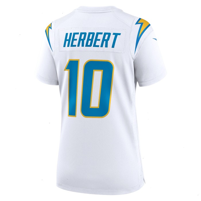 Justin Herbert Los Angeles Chargers Nike Women's Game Jersey - White