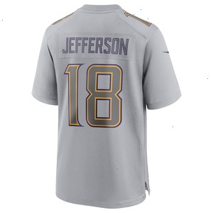 Justin Jefferson Minnesota Vikings Nike Atmosphere Fashion Game Jersey - Gray