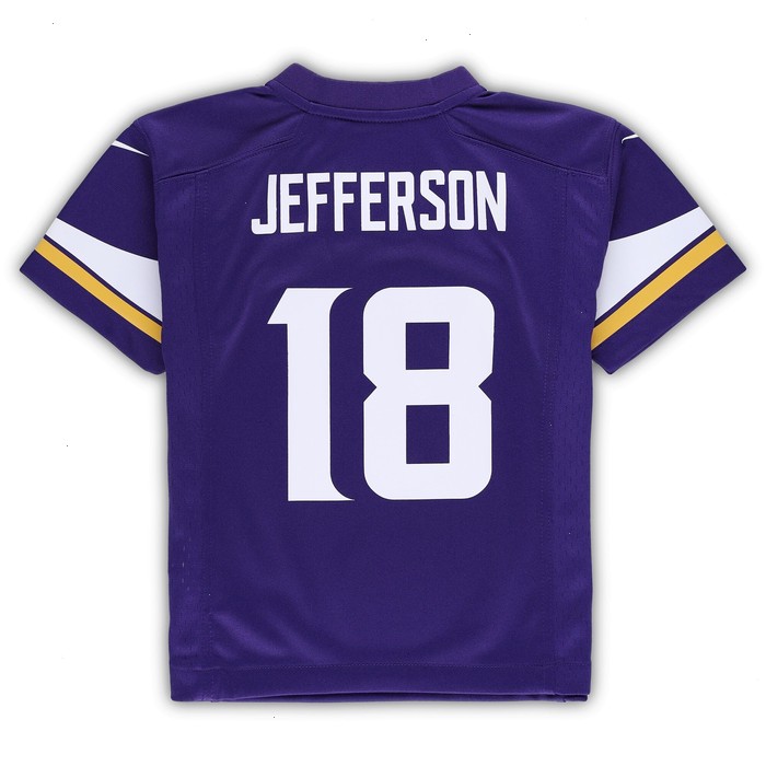 Justin Jefferson Minnesota Vikings Nike Preschool Game Jersey - Purple