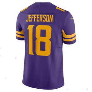 Justin Jefferson Minnesota Vikings Nike Vapor F.U.S.E. Limited Jersey - Purple