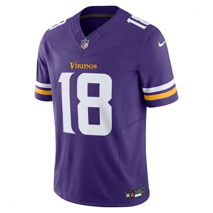 Justin Jefferson Minnesota Vikings Nike Vapor F.U.S.E. Limited Jersey - Purple V2