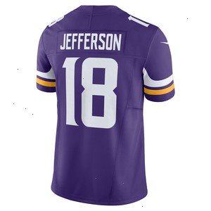 Justin Jefferson Minnesota Vikings Nike Vapor F.U.S.E. Limited Jersey - Purple V2