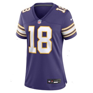 Justin Jefferson Minnesota Vikings Nike Women's Player Jersey - Purple