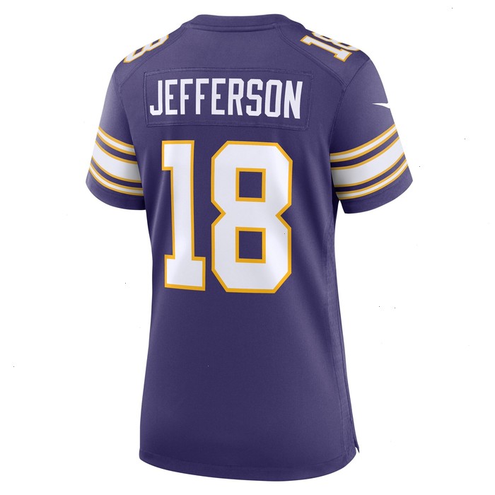 Justin Jefferson Minnesota Vikings Nike Women's Player Jersey - Purple