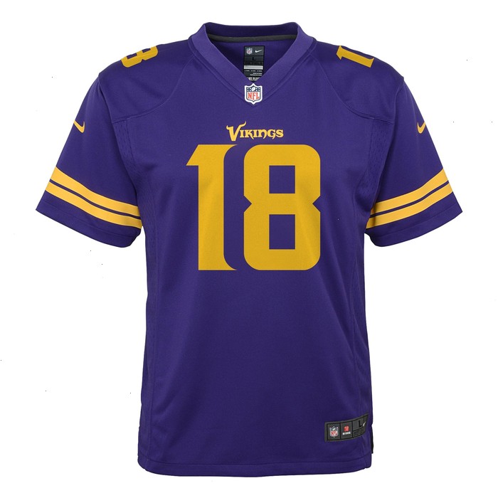 Justin Jefferson Minnesota Vikings Nike Youth Game Jersey - Purple