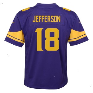 Justin Jefferson Minnesota Vikings Nike Youth Game Jersey - Purple