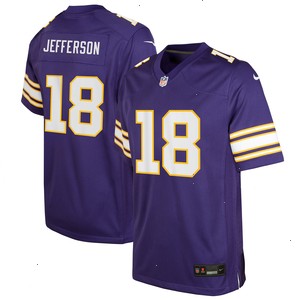 Justin Jefferson Minnesota Vikings Nike Youth Game Jersey - Purple V1