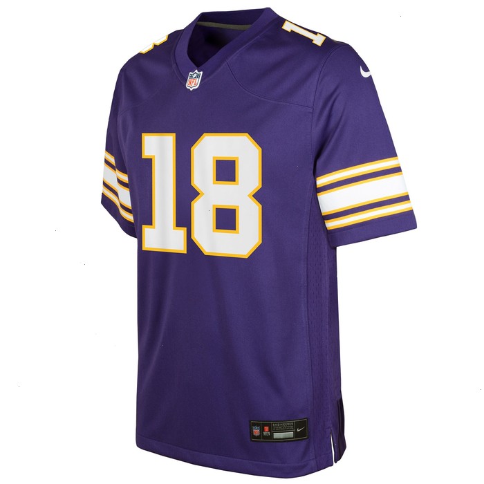 Justin Jefferson Minnesota Vikings Nike Youth Game Jersey - Purple V1