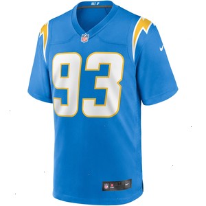 Justin Jones Los Angeles Chargers Nike Game Jersey - Powder Blue