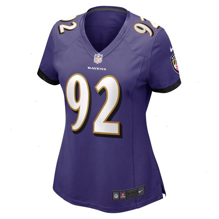 Justin Madubuike Baltimore Ravens Nike Women's Game Jersey - Purple