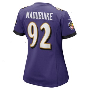 Justin Madubuike Baltimore Ravens Nike Women's Game Jersey - Purple