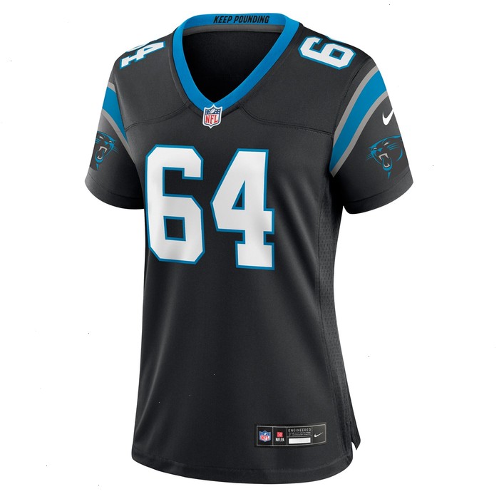 Justin McCray Carolina Panthers Nike Women's Team Game Jersey - Black