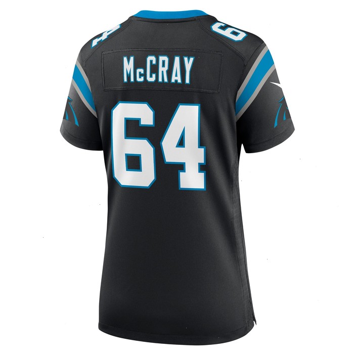 Justin McCray Carolina Panthers Nike Women's Team Game Jersey - Black