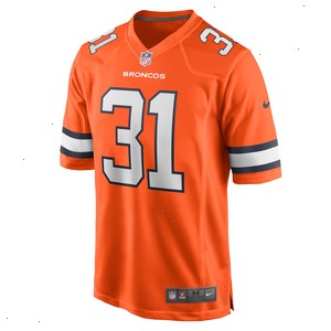 Justin Simmons Denver Broncos Nike Alternate Game Jersey - Orange