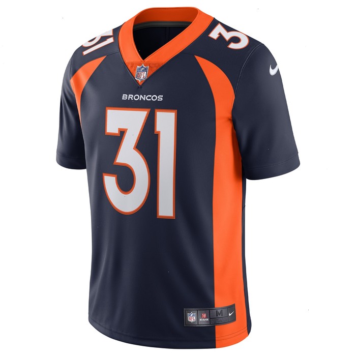 Justin Simmons Denver Broncos Nike Alternate Vapor Limited Jersey - Navy