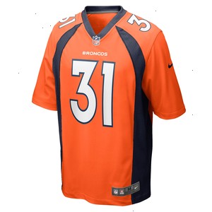 Justin Simmons Denver Broncos Nike Game Jersey - Orange