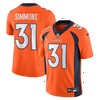 Justin Simmons Denver Broncos Nike  Vapor Untouchable Limited Jersey - Orange