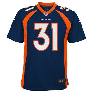 Justin Simmons Denver Broncos Nike Youth Game Jersey - Navy