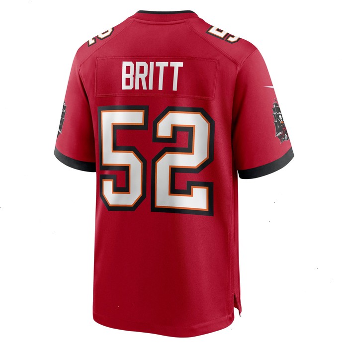 K.J. Britt Tampa Bay Buccaneers Nike Game Jersey - Red