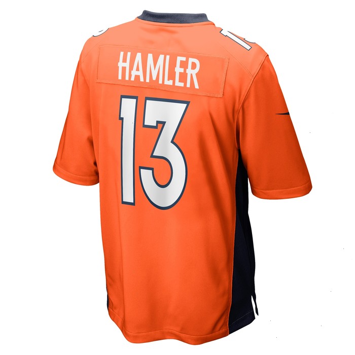 K.J. Hamler Denver Broncos Nike Game Jersey - Orange