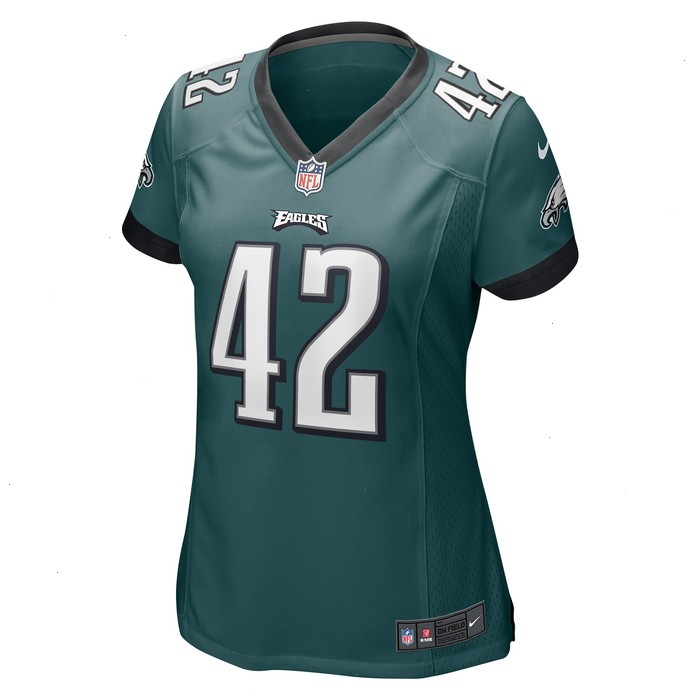 K'Von Wallace Philadelphia Eagles Nike Women's Game Jersey - Midnight Green