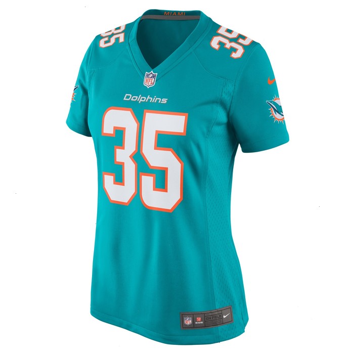 Ka'Dar Hollman Miami Dolphins Nike Women's Home Game Player Jersey - Aqua