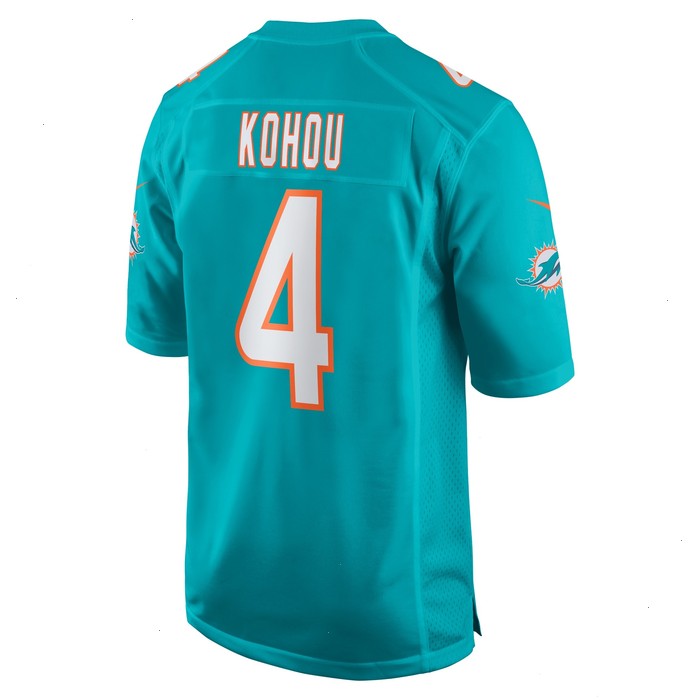 Kader Kohou Miami Dolphins Nike Game Player Jersey - Aqua V1