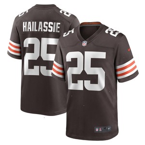 Kahlef Hailassie Cleveland Browns Nike Team Game Jersey - Brown V1