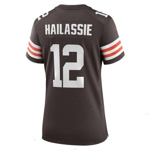 Kahlef Hailassie Cleveland Browns Nike Women's Team Game Jersey - Brown V1