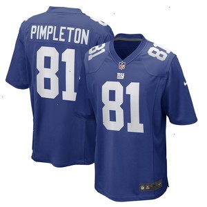 Kalil Pimpleton New York Giants Nike Game Player Jersey - Royal