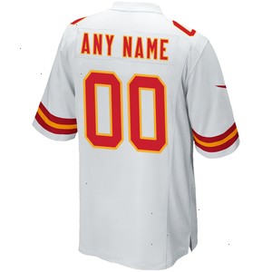 Kansas City Chiefs Nike Custom Game Jersey - White