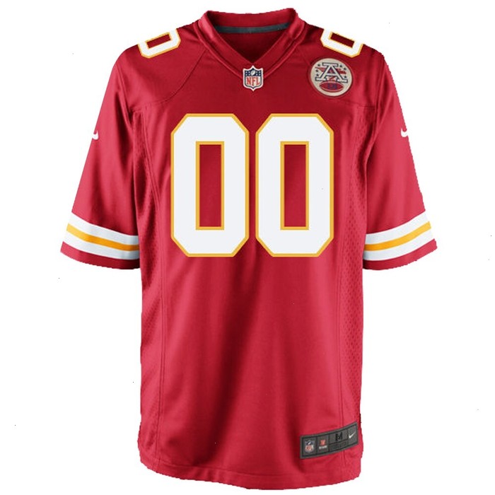 Kansas City Chiefs Nike Youth Custom Game Jersey - Red