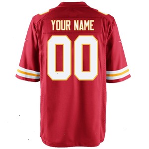 Kansas City Chiefs Nike Youth Custom Game Jersey - Red