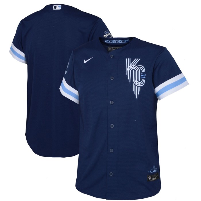 Kansas City Royals Nike Preschool 2022 City Connect Replica Jersey - Navy