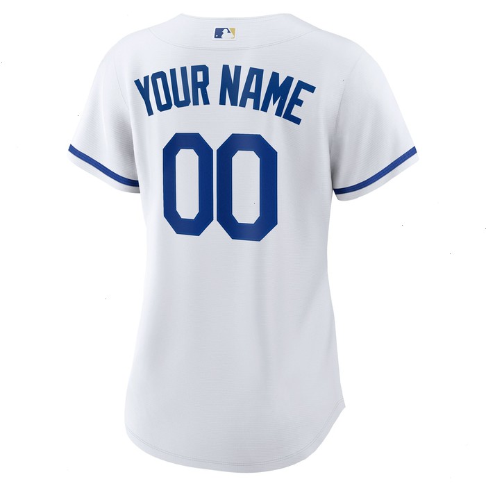 Kansas City Royals Nike Women's Replica Custom Jersey - White