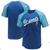 Kansas City Royals Stitches Button-Down Raglan Replica Jersey - Royal