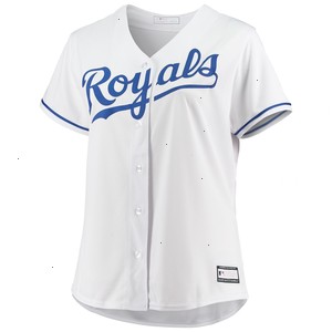 Kansas City Royals Women's Plus Size Home Replica Team Jersey - White