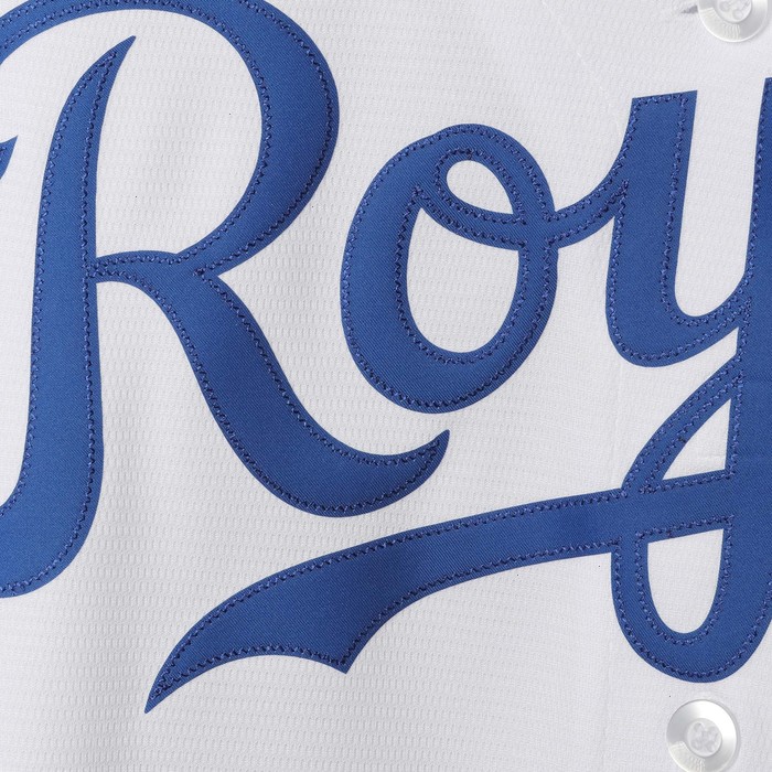 Kansas City Royals Women's Plus Size Home Replica Team Jersey - White