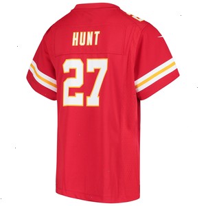 Kareem Hunt Kansas City Chiefs Nike Girls Youth Game Jersey - Red