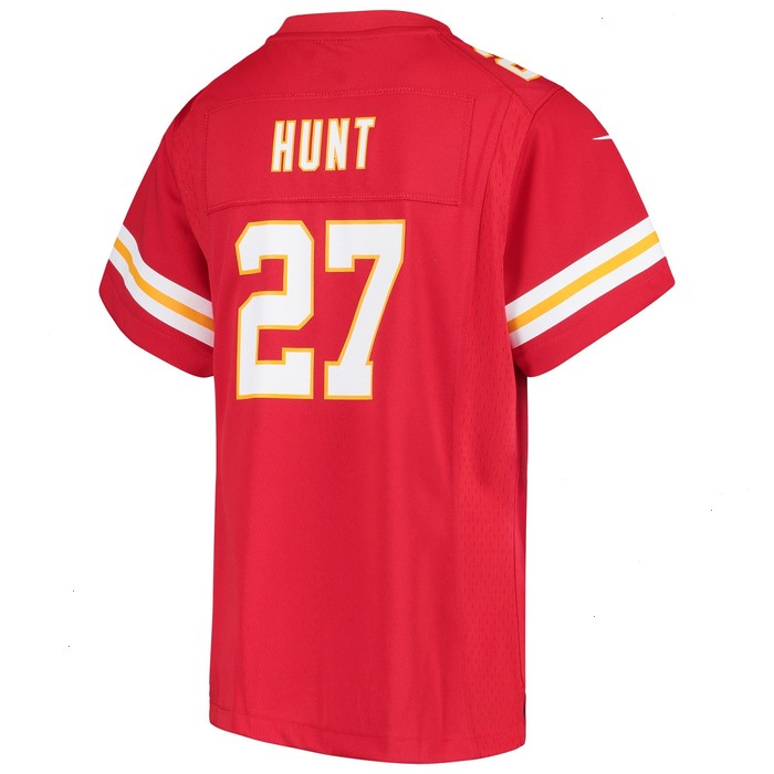 Kareem Hunt Kansas City Chiefs Nike Girls Youth Game Jersey - Red