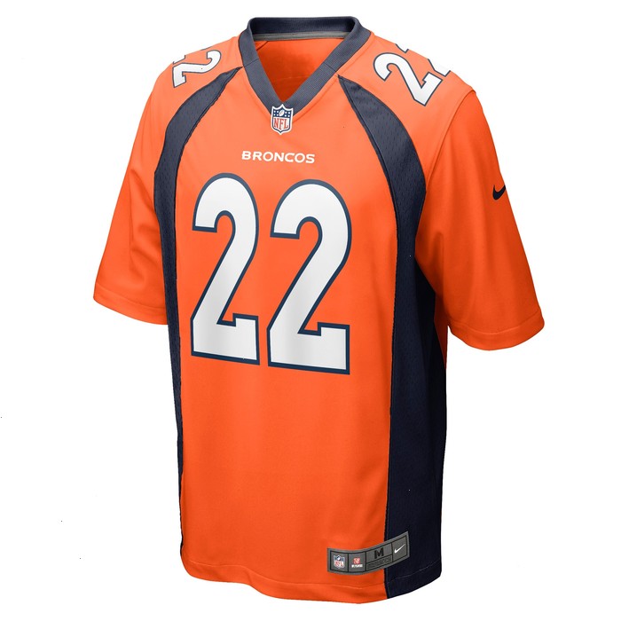 Kareem Jackson Denver Broncos Nike Game Jersey - Orange