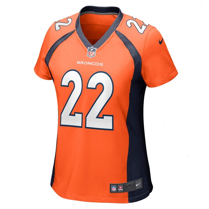 Kareem Jackson Denver Broncos Nike Women's Game Jersey - Orange