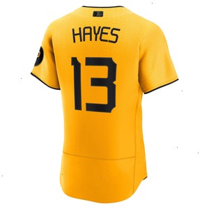 Ke'Bryan Hayes Pittsburgh Pirates Nike 2023 City Connect Authentic Player Jersey - Gold